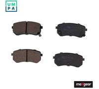 BRAKE PAD SET DISC BRAKE 19-1988 FOR HYUNDAI KIA D3FA 1.1L G3LA 1.0L 3cyl 1.2L