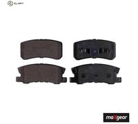 Brake pads Rear Axle 19-1990 MAXGEAR for MITSUBISHI DODGE CHRYSLER JEEP CITROËN