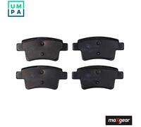 Brake pads Rear Axle 19-2089 MAXGEAR for CITROËN C4 PICASSO I MPV C4 I Saloon
