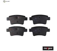 Brake pads Rear Axle 19-2089 MAXGEAR for CITROËN C4 PICASSO I MPV C4 I Saloon
