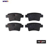 Brake pads Rear Axle 19-2089 MAXGEAR for CITROËN C4 PICASSO I MPV C4 I Saloon