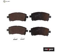 Brake pads 19-2134 MAXGEAR for SUBARU MITSUBISHI