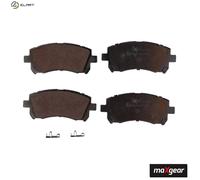 Brake pads 19-2134 MAXGEAR for SUBARU MITSUBISHI