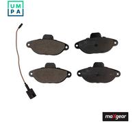 BRAKE PAD SET DISC BRAKE 19-2141 FOR FIAT FORD 169 A4.000 1.2L 4cyl 500 1.2L KA