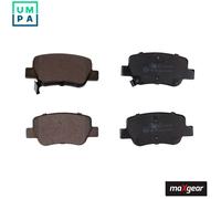 MAXGEAR 19-2142 Brake Pads Set Rear for Toyota Avensis
