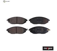 Brake pads 19-2168 MAXGEAR for CHEVROLET SPARK