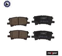 BRAKE PAD SET DISC BRAKE 19-2884 FOR LEXUS TOYOTA 2GR-FE 3.5L 1MZ-FE 3.0L 6cyl