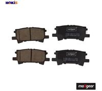 Brake pads Rear Axle 19-2884 MAXGEAR for LEXUS RX