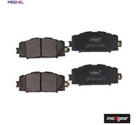 Brake pads Front Axle 19-2896 MAXGEAR for TOYOTA DAIHATSU