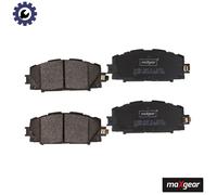 Brake pads Front Axle 19-2896 MAXGEAR for TOYOTA DAIHATSU