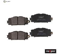 Brake pads Front Axle 19-2896 MAXGEAR for TOYOTA DAIHATSU