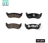 Brake pads Rear Axle 19-2897 MAXGEAR for JEEP WRANGLER Mk II CHEROKEE