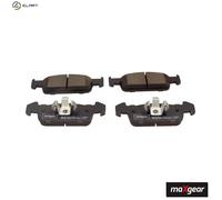 MAXGEAR 19-3046 Brake Pads Set Front for Logan Sandero Clio Fortwo Twingo Forfou