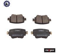 MAXGEAR 19-3058 Brake Pads Set Rear for Leon Caddy Octavia A1 Q3 Polo Alhambra S