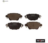 MAXGEAR 19-3371 Brake Pads Set Rear for Mondeo X-Type Kangoo