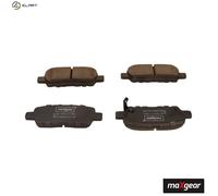 Brake pads Rear Axle 19-3381 MAXGEAR for NISSAN INFINITI SUZUKI RENAULT