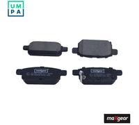 Brake pads Rear Axle 19-3396 MAXGEAR for SUZUKI SWIFT III SX4 S-CROSS VITARA