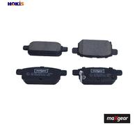 Brake pads Rear Axle 19-3396 MAXGEAR for SUZUKI SWIFT III SX4 S-CROSS VITARA