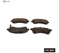 Brake pads Front Axle 19-3413 MAXGEAR