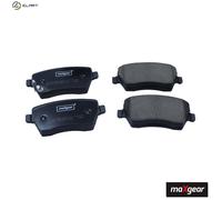 Brake pads Front Axle 19-3605 MAXGEAR for NISSAN MICRA IV NOTE MICRA V