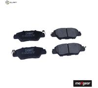 Brake pads Rear Axle 19-3671 MAXGEAR for MAZDA CX-5