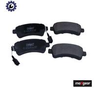 Brake pads Rear Axle 19-3675 MAXGEAR for FIAT PEUGEOT CITROËN OPEL