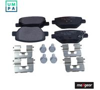 Brake pads Rear Axle 19-3865 MAXGEAR for FIAT TIPO Saloon TIPO Hatchback