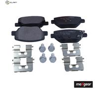 Brake pads Rear Axle 19-3865 MAXGEAR for FIAT TIPO Saloon TIPO Hatchback