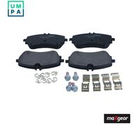 Brake pads Rear Axle 19-3872 MAXGEAR for VW MAN
