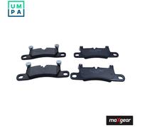 Brake pads Rear Axle 19-3873 MAXGEAR for PORSCHE VW