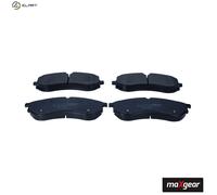 Brake pads Rear Axle 19-3893 MAXGEAR for VW MAN