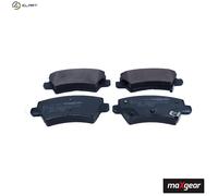 Brake pads Rear Axle 19-3903 MAXGEAR for KIA PICANTO II PICANTO III