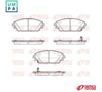 BRAKE PAD SET DISC BRAKE 1900.02 FOR MAZDA P5X4 1.5L PEXN/HFY7/PEXP/HFY1 2.0L