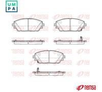 BRAKE PAD SET DISC BRAKE 1900.02 FOR MAZDA P5X4 1.5L PEXN/HFY7/PEXP/HFY1 2.0L