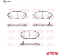 BRAKE PAD SET DISC BRAKE 1900.02 FOR MAZDA P5X4 1.5L PEXN/HFY7/PEXP/HFY1 2.0L