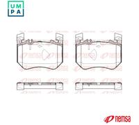 BRAKE PAD SET DISC BRAKE 1953.00 FOR MERCEDES-BENZ M 256.930 3.0L 6cyl S-CLASS