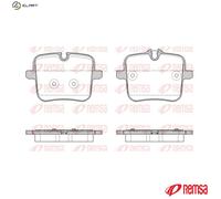 BRAKE PAD SET DISC BRAKE 1954.00 FOR ROLLS-ROYCE BMW 7/X/G0/G11/G12 8/G14/F91