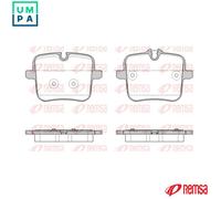 BRAKE PAD SET DISC BRAKE 1954.00 FOR ROLLS-ROYCE BMW 7/X/G0/G11/G12 8/G14/F91