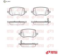 BRAKE PAD SET DISC BRAKE 1958.02 FOR HYUNDAI KIA G4FP/G4FU/D4FE/G4FT 1.6L 4cyl