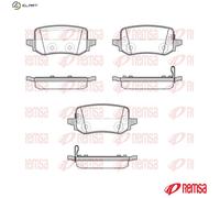 BRAKE PAD SET DISC BRAKE 1958.02 FOR HYUNDAI KIA G4FP/G4FU/D4FE/G4FT 1.6L 4cyl