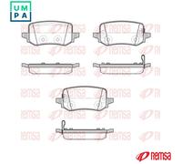 BRAKE PAD SET DISC BRAKE 1958.02 FOR HYUNDAI KIA G4FP/G4FU/D4FE/G4FT 1.6L 4cyl