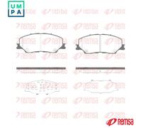 BRAKE PAD SET DISC BRAKE 1975.04 FOR ISUZU RZ4E-TCX/TC 1.9L 4cyl D-MAX III