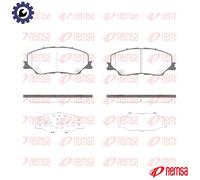 BRAKE PAD SET DISC BRAKE 1975.04 FOR ISUZU RZ4E-TCX/TC 1.9L 4cyl D-MAX III