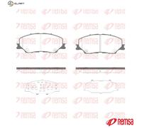 BRAKE PAD SET DISC BRAKE 1975.04 FOR ISUZU RZ4E-TCX/TC 1.9L 4cyl D-MAX III