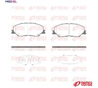 BRAKE PAD SET DISC BRAKE 1975.04 FOR ISUZU RZ4E-TCX/TC 1.9L 4cyl D-MAX III