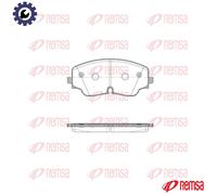 BRAKE PAD SET DISC BRAKE 1984.00 FOR VW DLAA/DLAB 1.0L 3cyl GOLF VIIIDTTC 2.0L