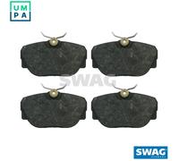 SWAG 20 91 6197 Brake pad set
