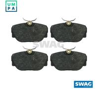 SWAG 20 91 6197 Brake pad set