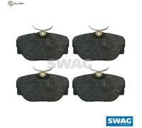 SWAG 20 91 6197 Brake pad set