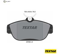BRAKE PAD SET DISC BRAKE 2016402 FOR VOLVO B6304GS/6304FS 2.9L 6cyl V90